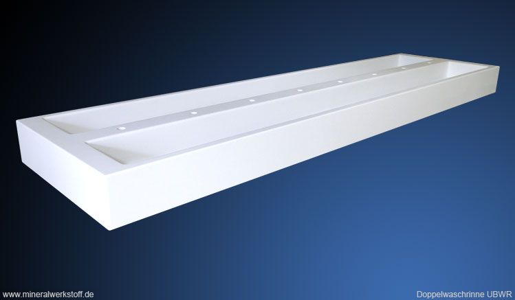 Waschrinne f�r 2 Benutzer