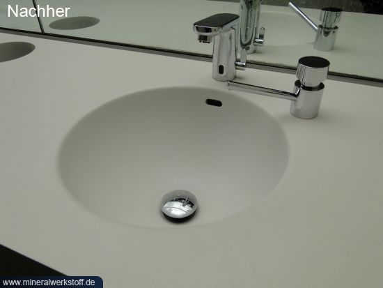 Aufarbeitung von Waschtischen Nachher 1