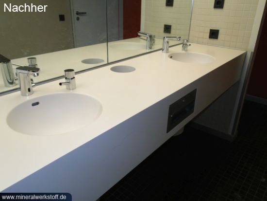 Aufarbeitung von Waschtischen Nachher 2