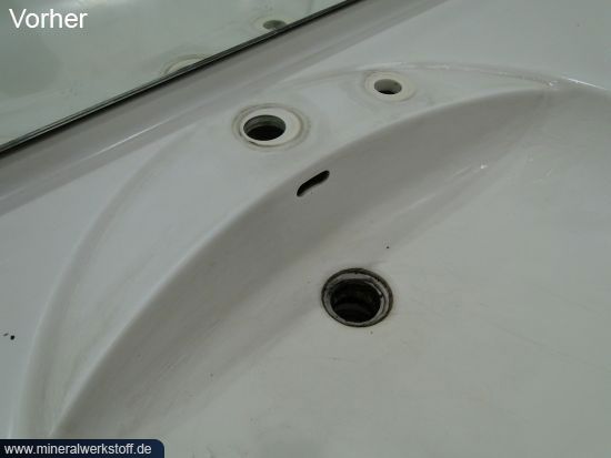 Aufarbeitung von Waschtischen Vorher 4