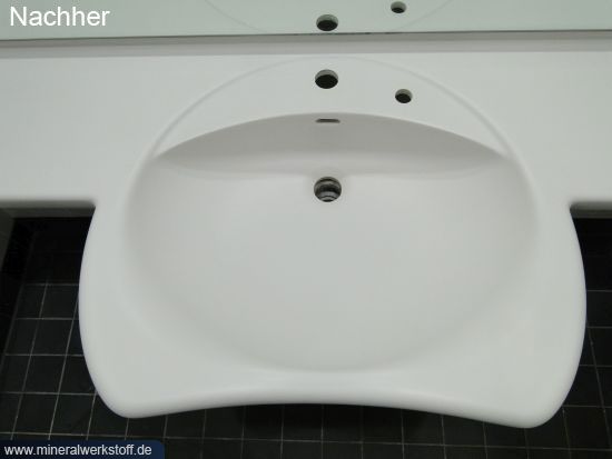 Aufarbeitung von Waschtischen Nachher 4