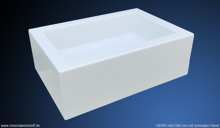 Waschrinne Mini 580mm mit schmalem Rand