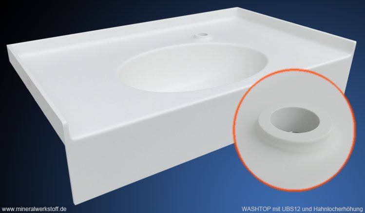 WASHTOP mit UBS 12 und Hahnlocherh�hung