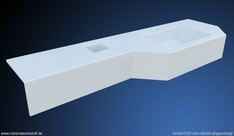 Washtop mit UBS48 abgeschr�gt