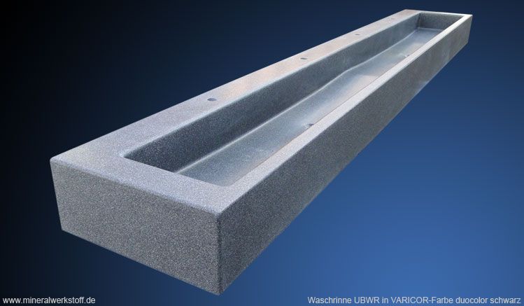 Waschrinne in Farbe duocolor schwarz