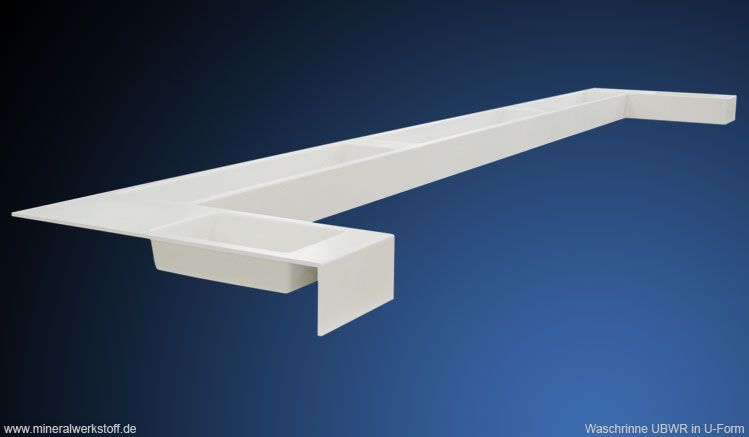 Waschrinne in U-Form