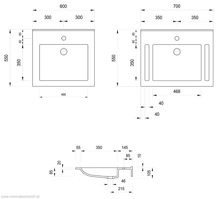 Technische Zeichnung Agilo Standard