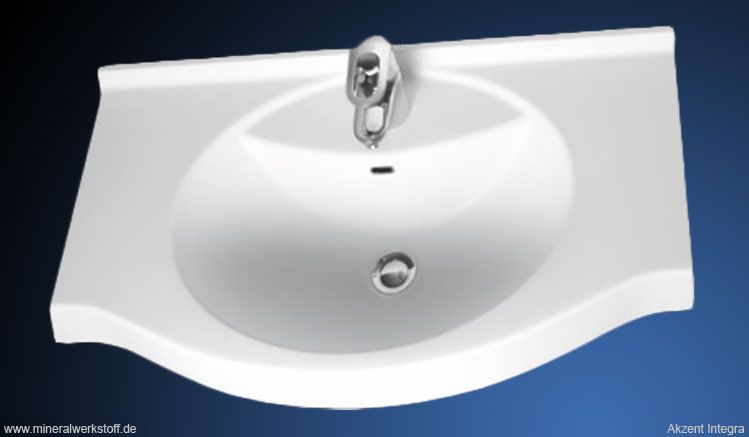 Mineralwerkstoff Varicor® Waschtischmodell Akzent