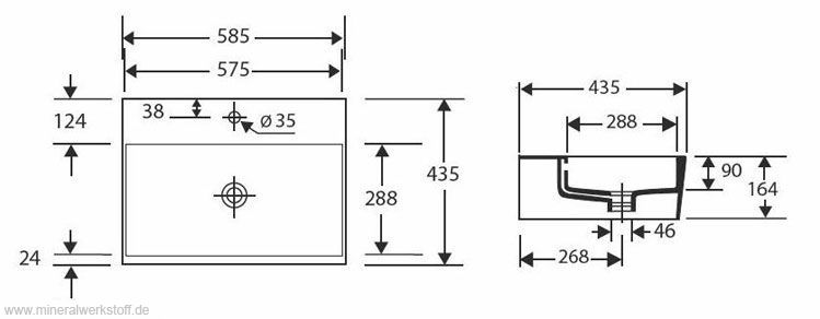 Technische Zeichnung Wetset Plus
