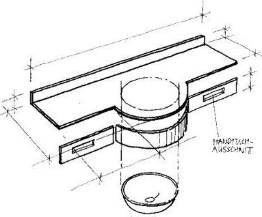 fugenloser Waschtisch Beispiel 2