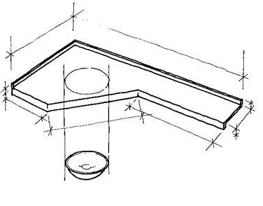 fugenloser Waschtisch Beispiel 3