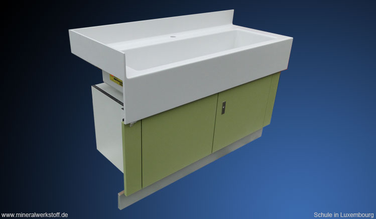 Varicor&reg; Waschtisch f&uuml;r eine Schule in Luxembourg 8