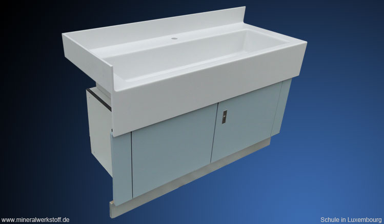 Varicor&reg; Waschtisch f&uuml;r eine Schule in Luxembourg 9
