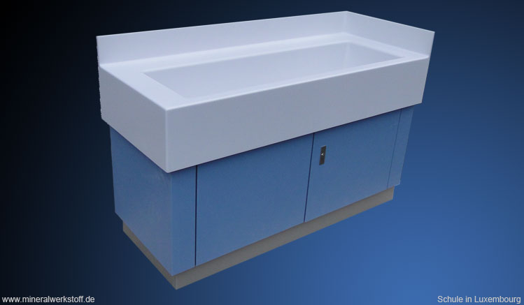 Varicor&reg; Waschtisch f&uuml;r eine Schule in Luxembourg 16