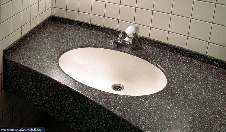 Mineralwerkstoff Varicor® Washtop Doppelwaschtisch