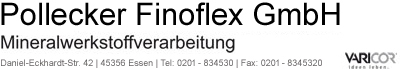 mineralwerkstoff.de Logo der Firma Pollecker Finoflex GmbH