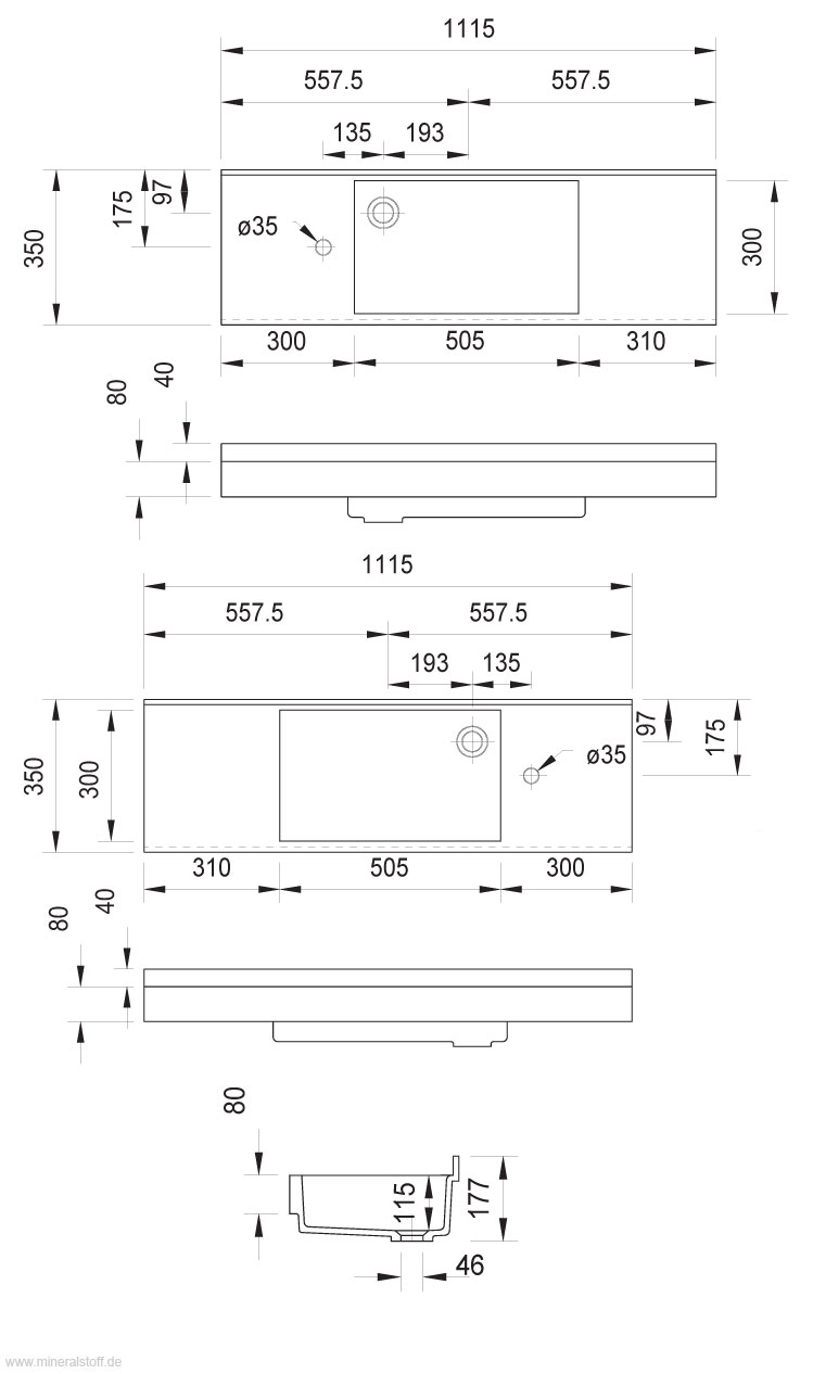 Technische Zeichnung Nizza