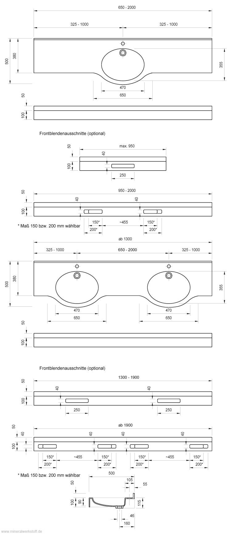 Technische Zeichnung Wetset Plus