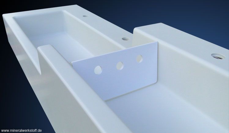 Stufenwaschrinne STWR Stauscheibe Dteail