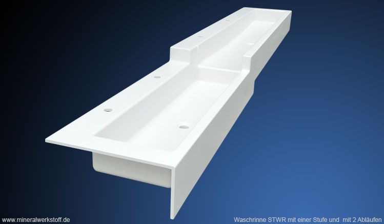 Stufenwaschrinne STWR mit Stauscheibe