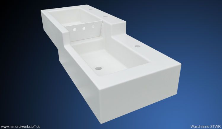 Stufenwaschrinne STWR mit Stauscheibe