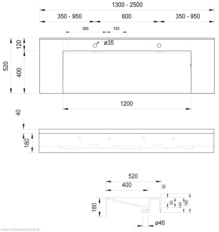 Technische Zeichnung Jerico
