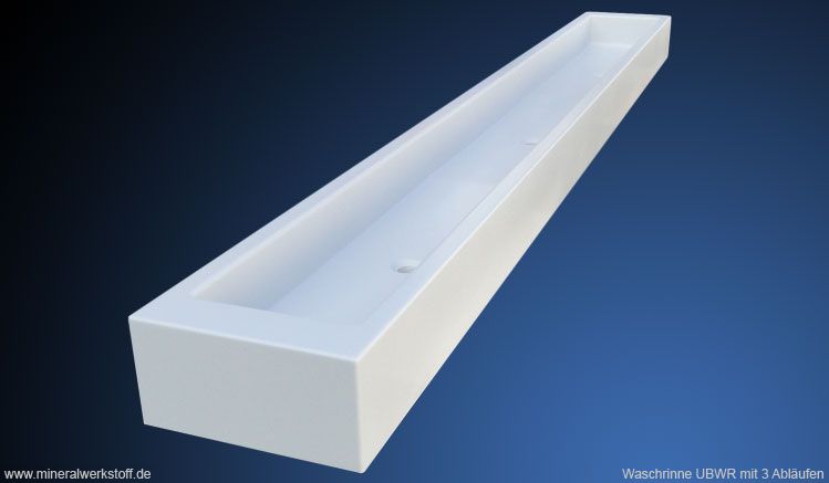 Waschrinne nach Ma�